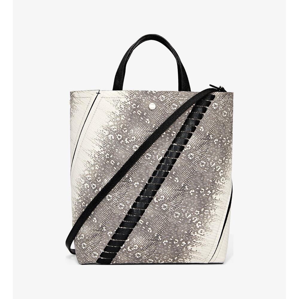 Proenza Schouler hex tote leather reptile print